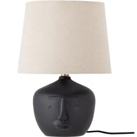 lampa-stolowa-bloomingville-matheo-czarna-terakota-twarz-43-cm