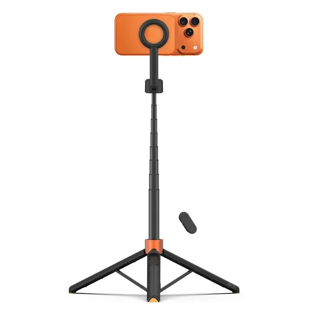 tech-protect-l10s-magsafe-bluetooth-selfie-stick-tripod-black-orange-marka-inna