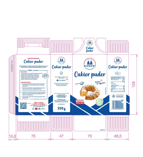 diamant-cukier-puder-250g-waga-0-26-kg