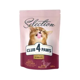 club-4-paws-premium-sucha-karma-dla-kotow-kaczka-i-warzywa-300-g