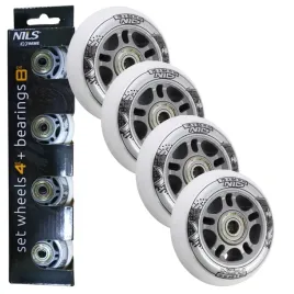 kolka-do-rolek-kauczukowe-76-mm-zestaw-4-szt-lozyska-abec-7-biale-nils