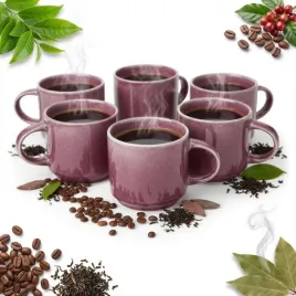 kubki-do-kawy-herbaty-kubek-zestaw-6-sztuk-350ml-fiolotow-sliwkowy-ceramika