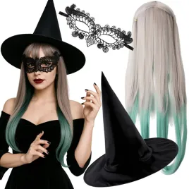 stroj-czarownicy-na-halloween-wiedzma-czarownica-czarodziejka-czapka-peruka