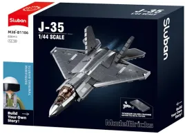 sluban-klocki-samolot-wojskowy-mysliwiec-stealth-38cm-838el-m38-b1186