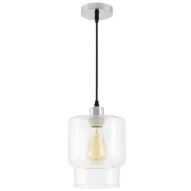 lampa-wiszaca-1-punktowa-z-przezroczystym-kloszem-srebrna-moro-1xe27-led