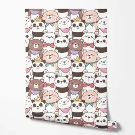 tapeta-na-sciane-dzieciece-slodkie-misie-panda-do-pokoju-dziecka