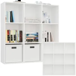 regal-na-ksiazki-zabawki-bialy-otwarty-komorowy-modulowy-3x3-9-polek-110-cm