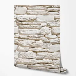 tapeta-na-sciane-dekoracyjna-sciana-bezowy-kamien-do-salonu-sypialni