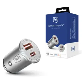 accessories-3mk-hyper-car-charger-45w-pd-qc-pps-usb-1a1c-silver