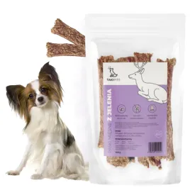 paski-miesne-z-jelenia-dla-psa-naturalny-smakolyk-treningowy-przysmak-100g