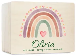 personalizowane-pudelko-wspomnien-30x20-nadruk-chrzest-urodziny-baby-shower