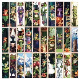 zakladka-do-ksiazek-papierowe-zabawne-zaby-x10szt