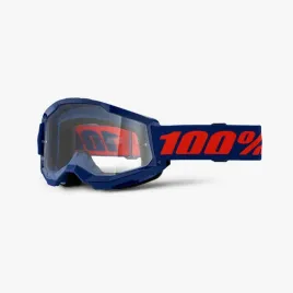100-procent-gogle-strata-2-navy-granatowy-czerwony-szybka-przezroczysta