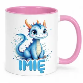 kubek-rozowy-personalizowany-smok-zwierzak-slodki-dla-dzieci