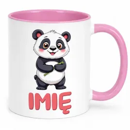 kubek-rozowy-personalizowany-panda-zwierzak-slodki-dla-dzieci