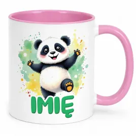 kubek-rozowy-personalizowany-panda-zwierzak-slodki-dla-dzieci