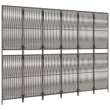 parawan-6-panelowy-brazowy-polirattan-producent-vidaxl