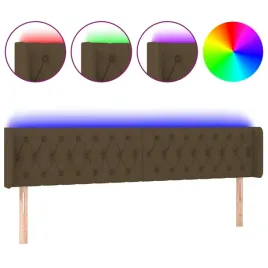 zaglowek-led-ciemny-braz-183x16x78-88-cm