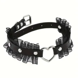 choker-skorzany-czarny-z-koronka-i-sercem
