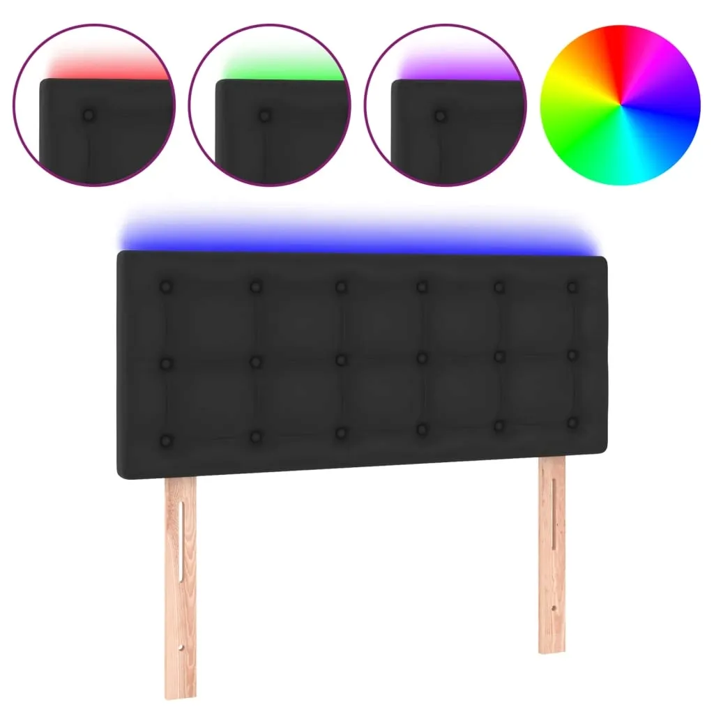 zaglowek-led-czarny-100x5x78cm-stan-nowy