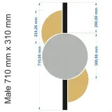 lustro-akrylowe-kolo-harmonia-stan-nowy-wykonanie-gotowe