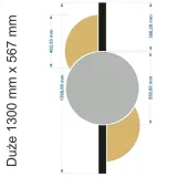 lustro-akrylowe-kolo-harmonia-stan-nowy-przeznaczenie-do-pokoju