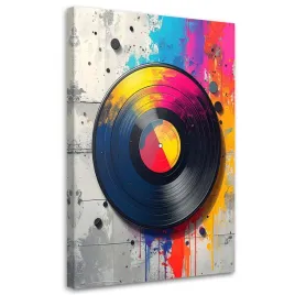 obraz-do-salonu-biura-pubu-klubu-muzycznego-kolorowa-plyta-vinylowa-muzyka