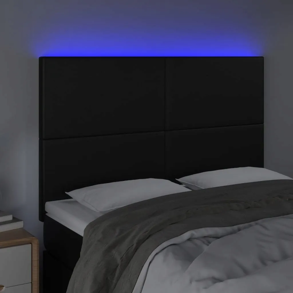 zaglowek-led-czarny-144x5x118-128-cm-stan-nowy