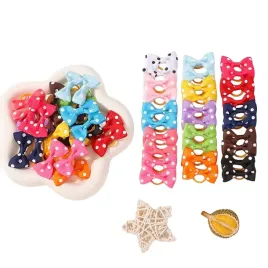 gumki-do-wlosow-super-wzory-i-kolory-kokardka-z-kropkami-x4szt