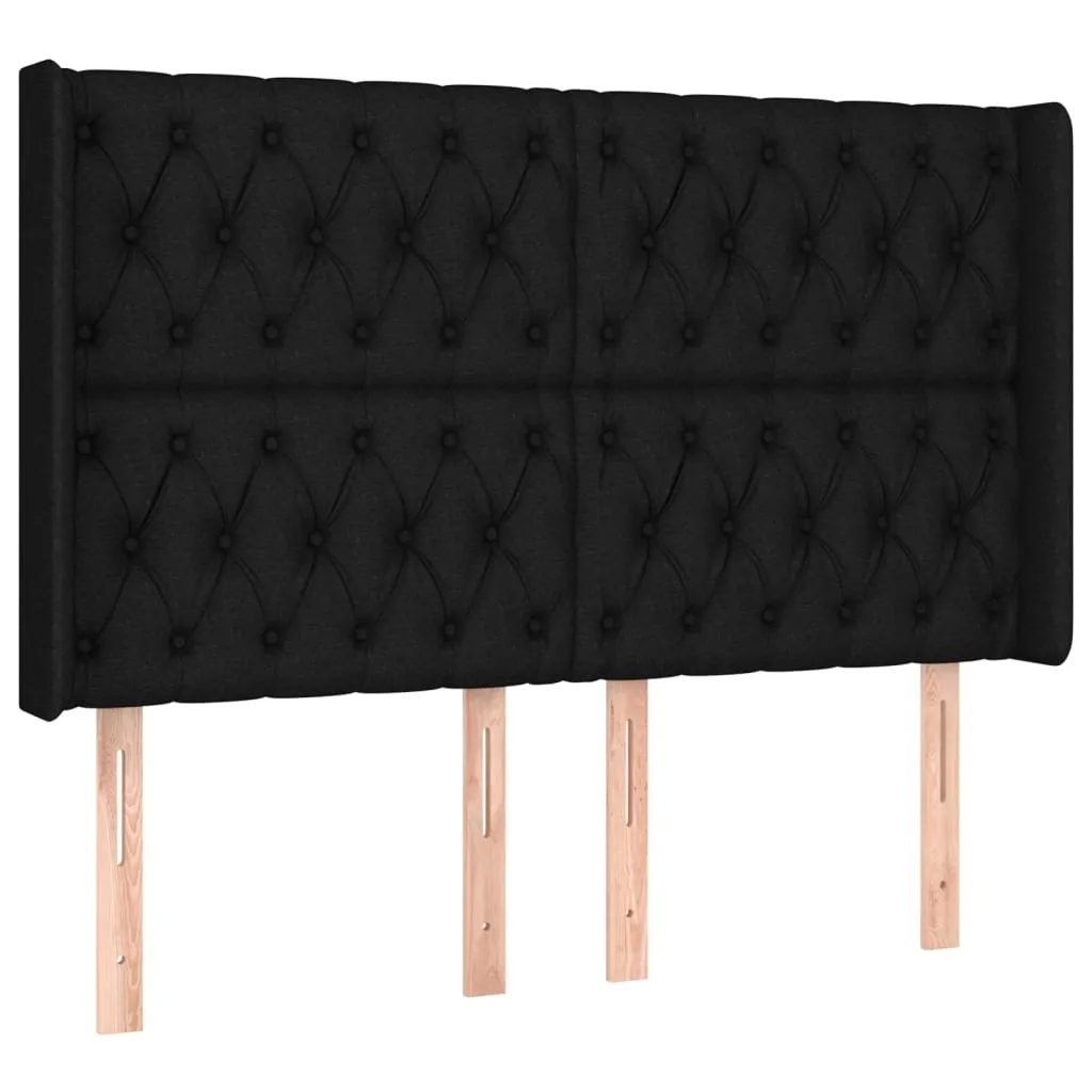 zaglowek-led-czarny-147x16x118cm-stan-nowy