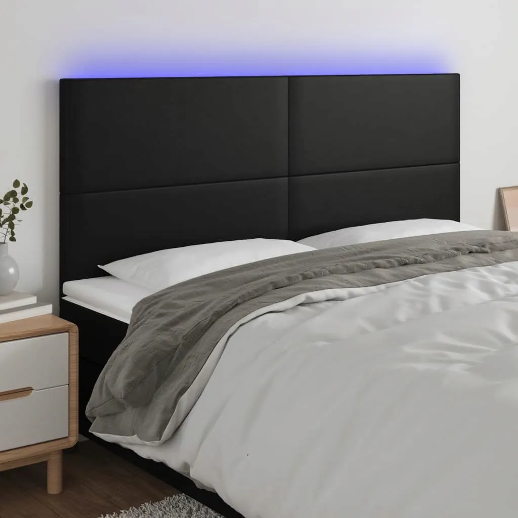 zaglowek-led-czarny-160x5x118-128-cm