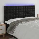 zaglowek-led-czarny-160x5x118cm-stan-nowy