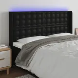 zaglowek-led-czarny-163x16x118-128-cm-stan-nowy