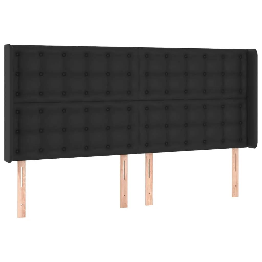 zaglowek-led-czarny-163x16x118-128-cm-stan-nowy