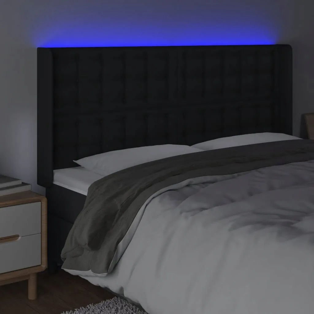 zaglowek-led-czarny-163x16x118-128-cm