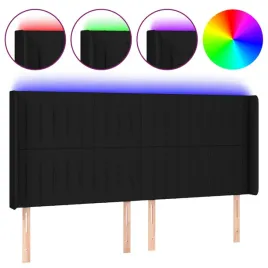 zaglowek-led-czarny-163x16x118-128-cm