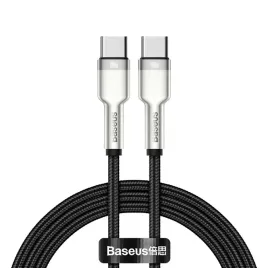 przewod-kabel-usb-c-usb-c-cafule-metal-data-power-delivery-100w-1m-czar