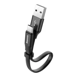 plaski-kabel-przewod-usb-usb-c-z-uchwytem-2a-23cm-czarny