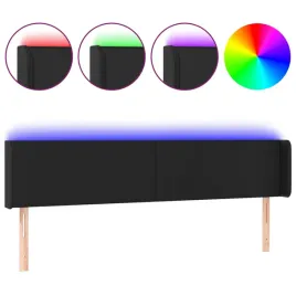 zaglowek-led-czarny-163x16x78-88-cm