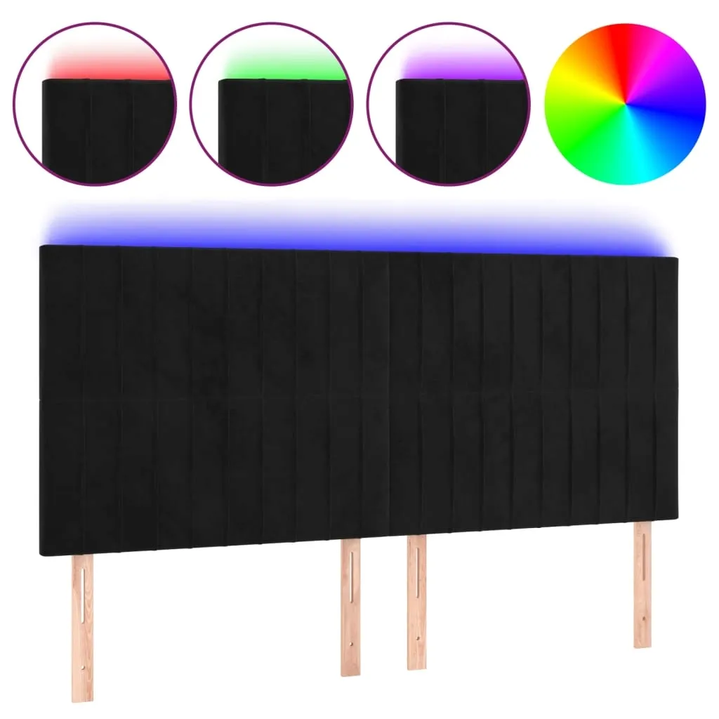 zaglowek-led-czarny-180x118-cm