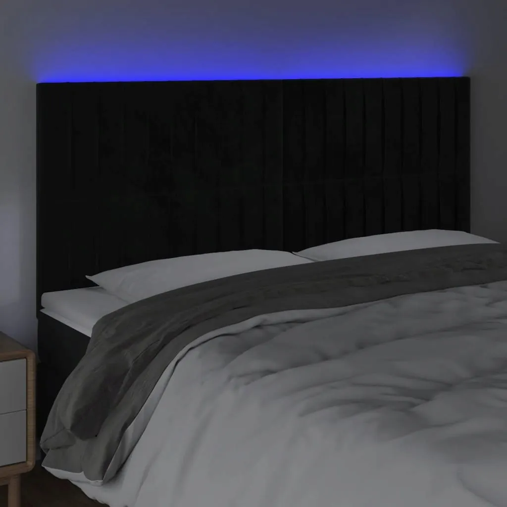 zaglowek-led-czarny-180x118-cm-stan-nowy