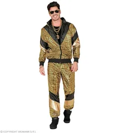 stroj-dres-zloty-kostium-disco-lata-80-90-ortalion-odblaskowy-s