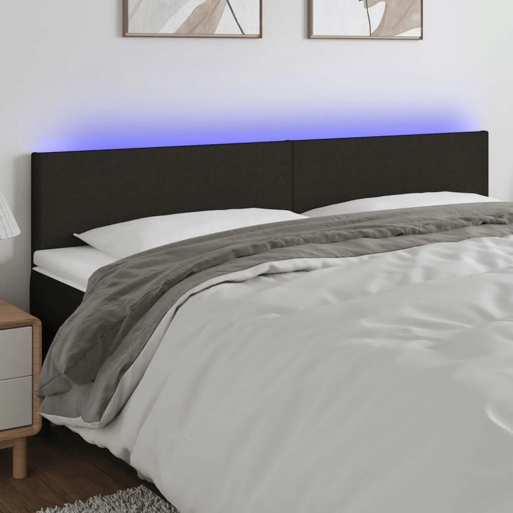 zaglowek-led-czarny-180x78-88cm