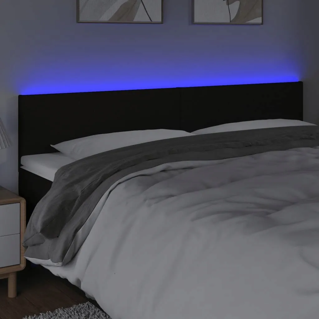 zaglowek-led-czarny-180x78-88cm-stan-nowy