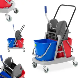 wozek-do-sprzatania-mycia-podlog-2-wiadra-wyciskarka-2x-17-l-or-10050405