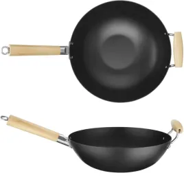 wok-ze-stali-weglowej-z-drewnianymi-uchwytami-sr-324-mm