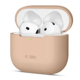etui-tech-protect-silicone-na-apple-airpods-4-bezowe