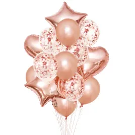 balony-urodzinowe-kolorowe-wieczor-panienski-baby-shower-zlote-rozowe-14szt