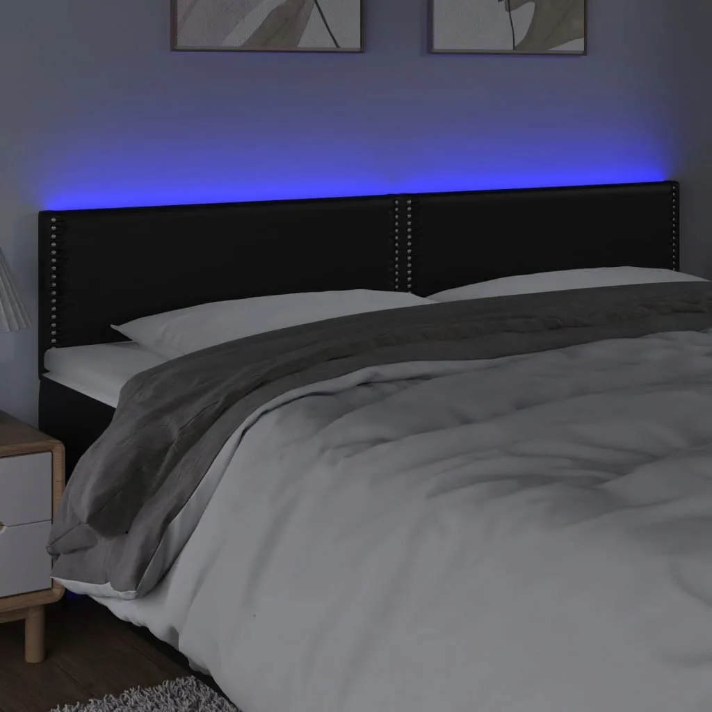 zaglowek-led-czarny-200x78-88-cm-stan-nowy