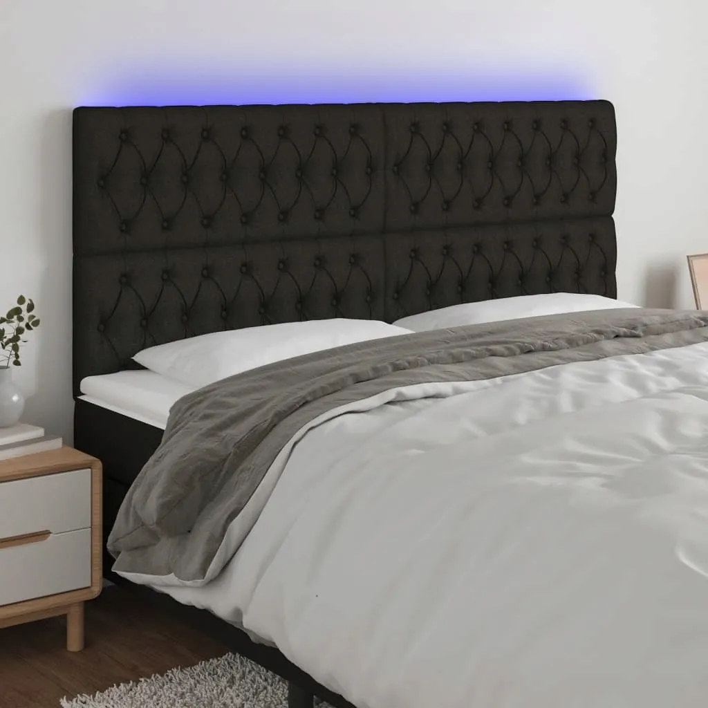 zaglowek-led-czarny-200x7x118-cm
